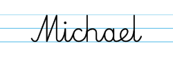 Karty pracy z imionami - nauka pisania imion dla dzieci - Michael