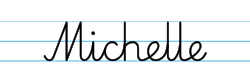 Karty pracy z imionami - nauka pisania imion dla dzieci - Michelle