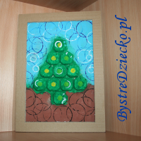 Egg carton Christmas tree crafts for kids