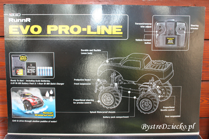 Modele RC dla dzieci - samochód zdalnie sterowany Nikko RunnR EVO PRO-LINE