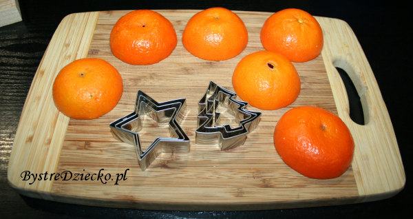 Ozdoby bożonarodzeniowe ręcznie robione - ozdoby z pomarańczy i mandarynek